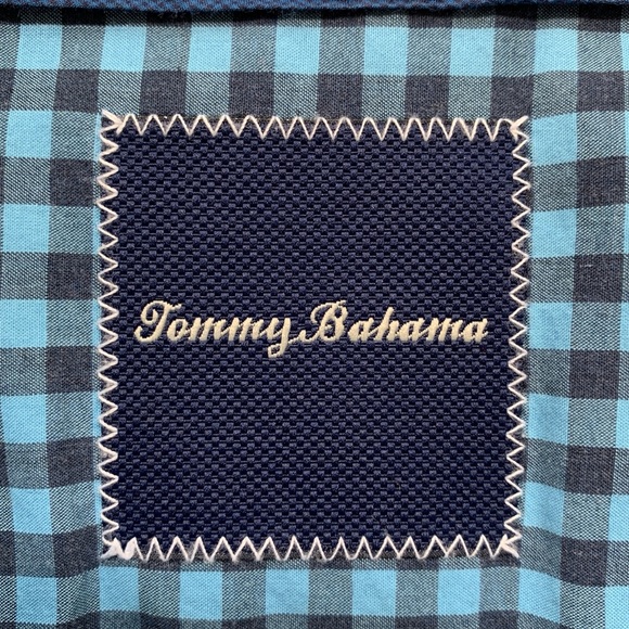 Tommy Bahama Men’s Large Long Sleeve Shirt Blue - Picture 8 of 15